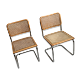 Paire de chaises Marcel Breuer B32