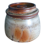 Water butter dish in Puisaye stoneware, Jean-Pierre Prud'homme