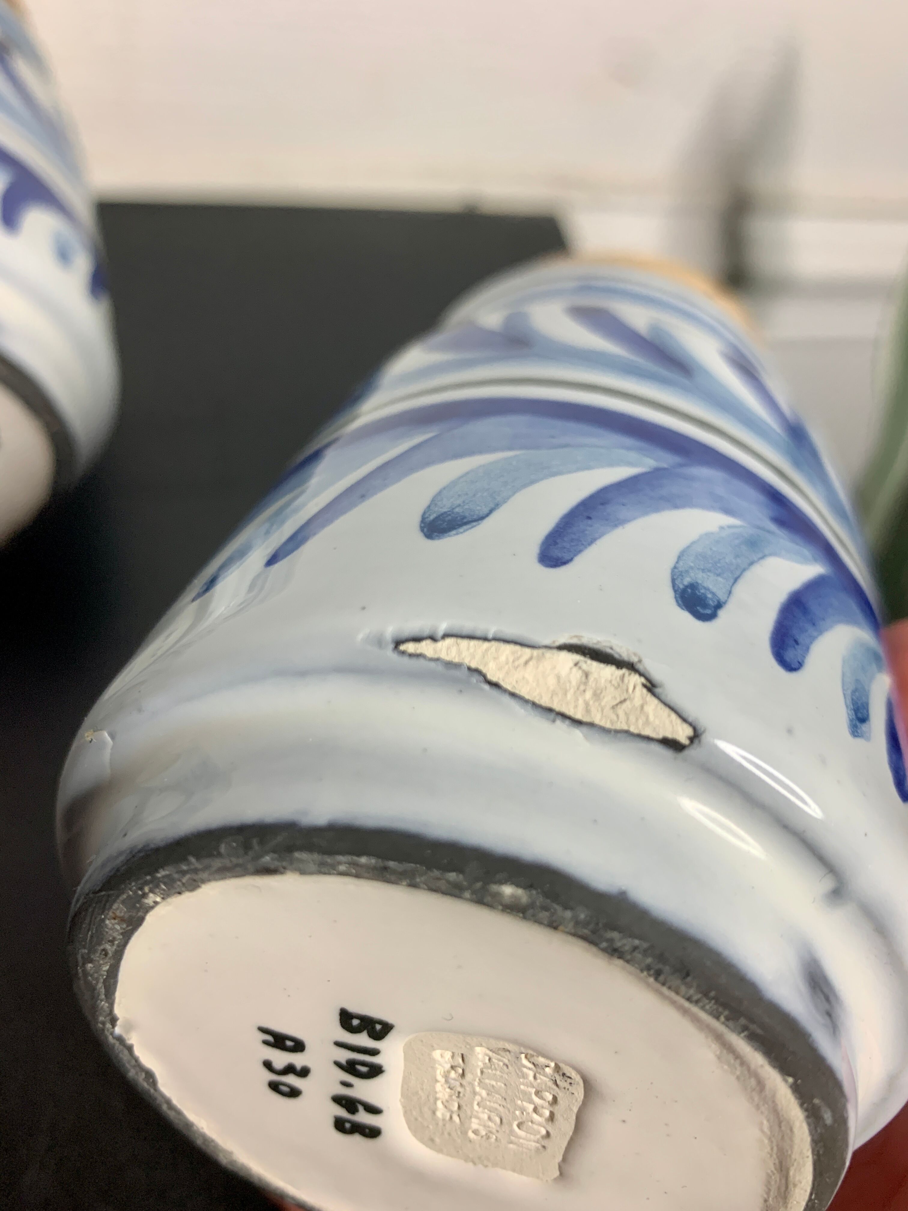 Set of 8 ceramic spice pots by Roger Capron