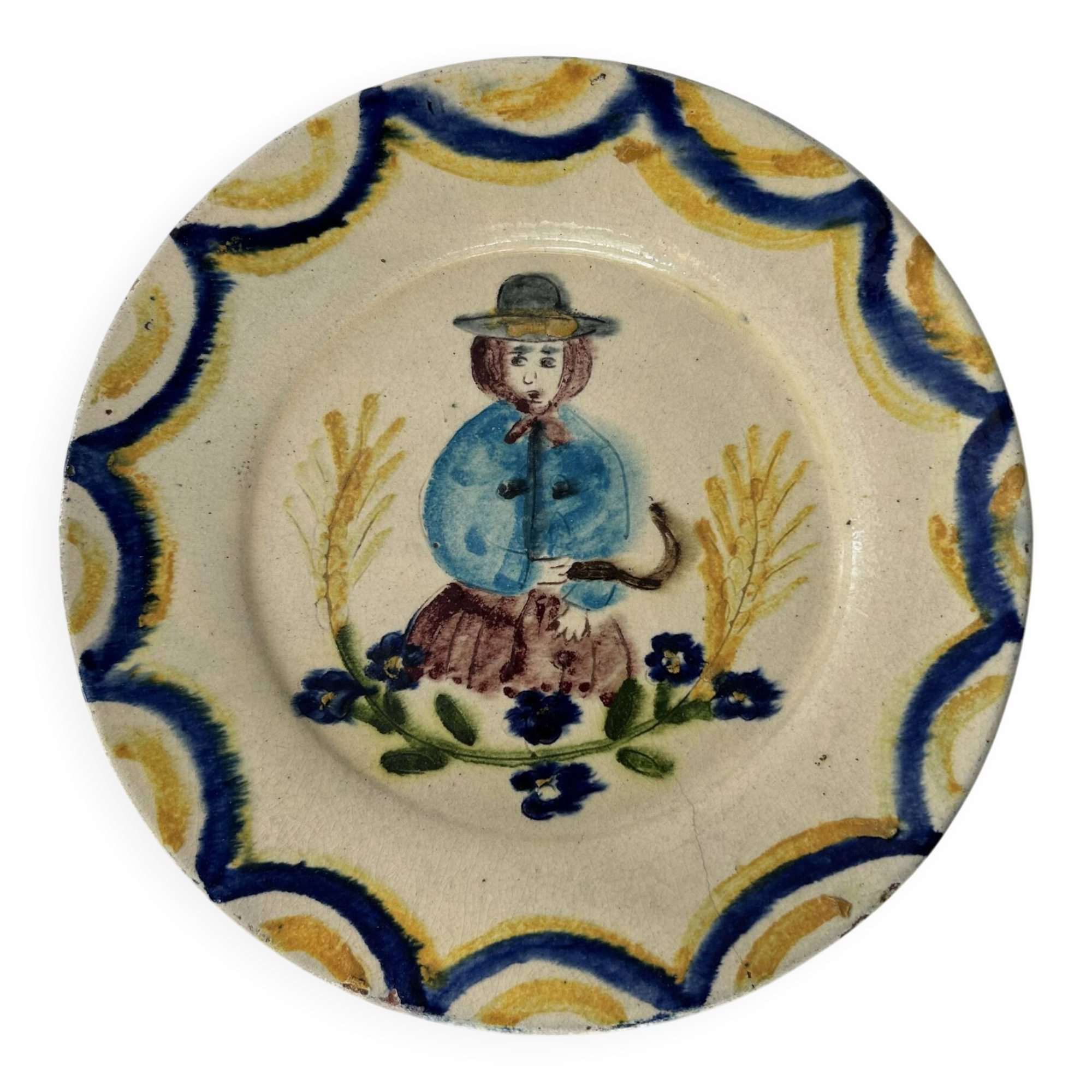 Old plate signed Redondo Martelo