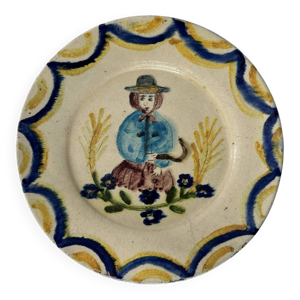 Plat ancien signé Redondo