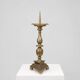 Large French Church Candlestick in Bronze, 1890s