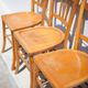 Set of 3 vintage wooden chairs by Luterma, 1960s