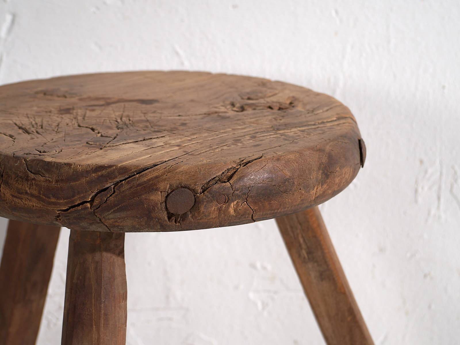 Antique wabi sabi style stool (c.1900)