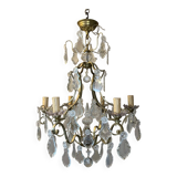Louis XV style chandelier with pendants