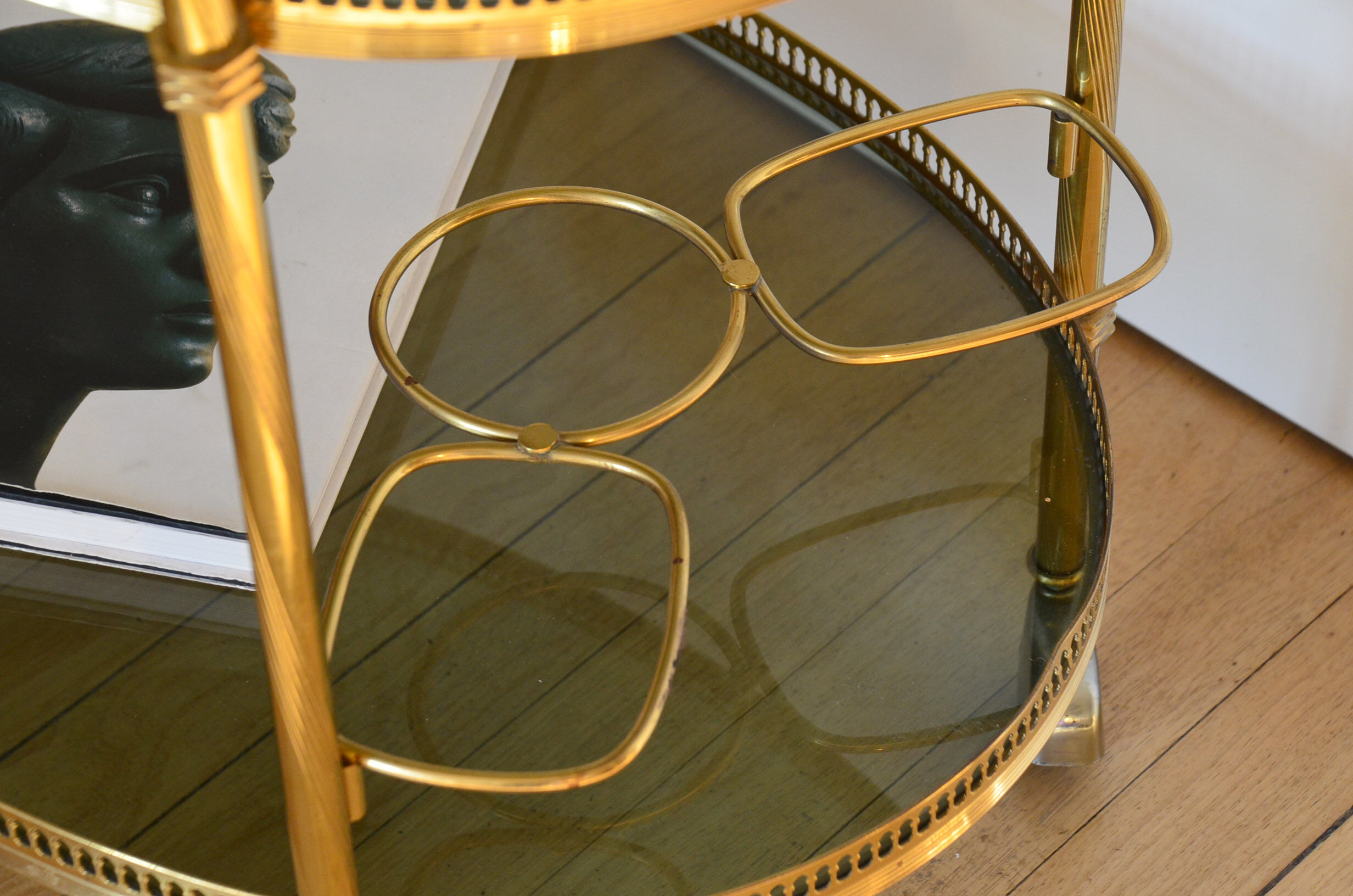 Skateboard brass glass 60 years serving