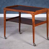 Bar Cart in Rosewood by Edmund Brouer, Denmark, 1970s