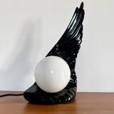 Ceramic wing lamp and globe