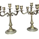 Pair of golden candlesticks