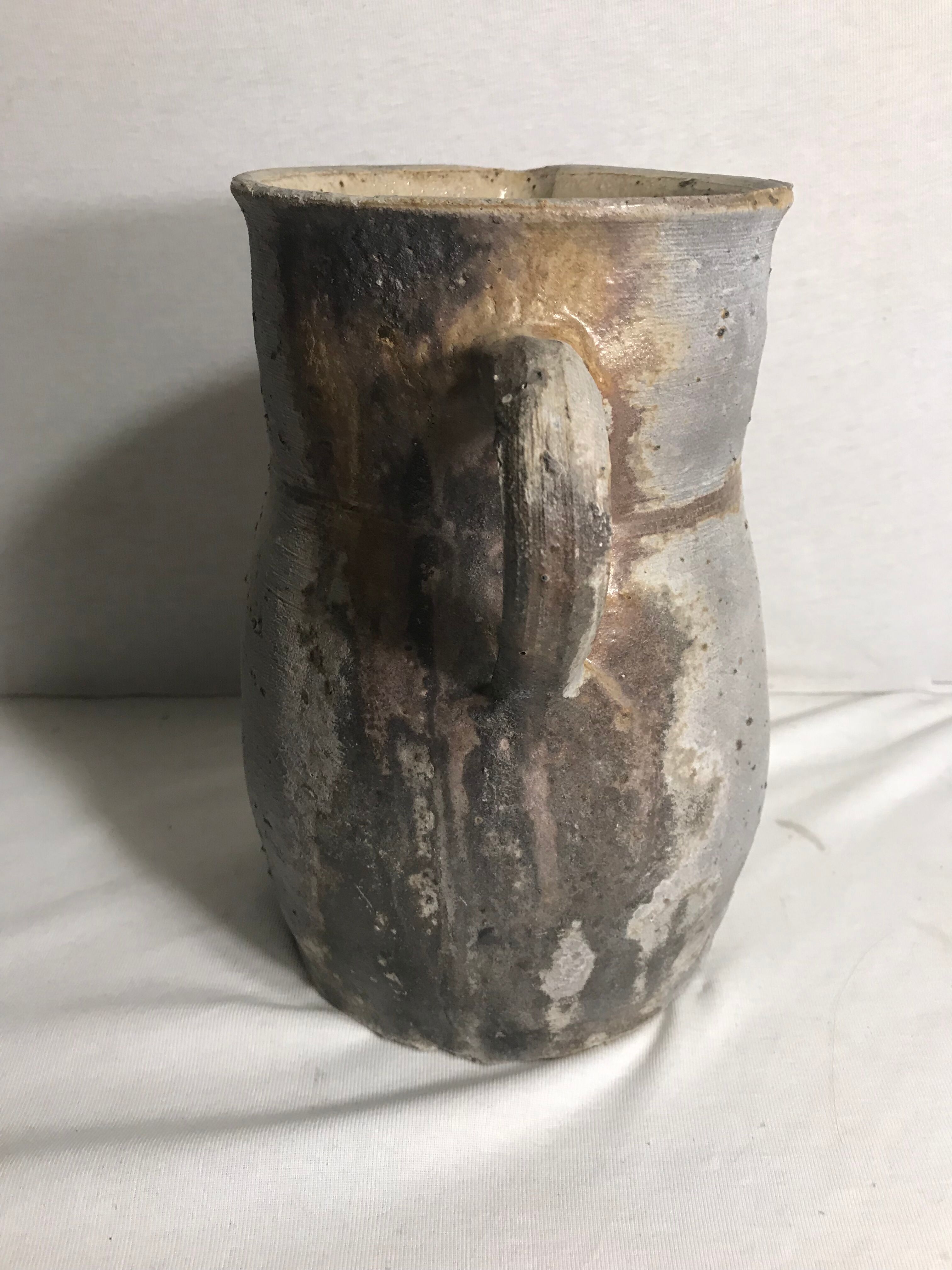 Former ceramic stoneware grey pitcher, 50s