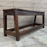 bench in Burmese teak