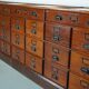 Large Pitch Pine Jewelry Counter/Cabinet, Paris, France, 1930s