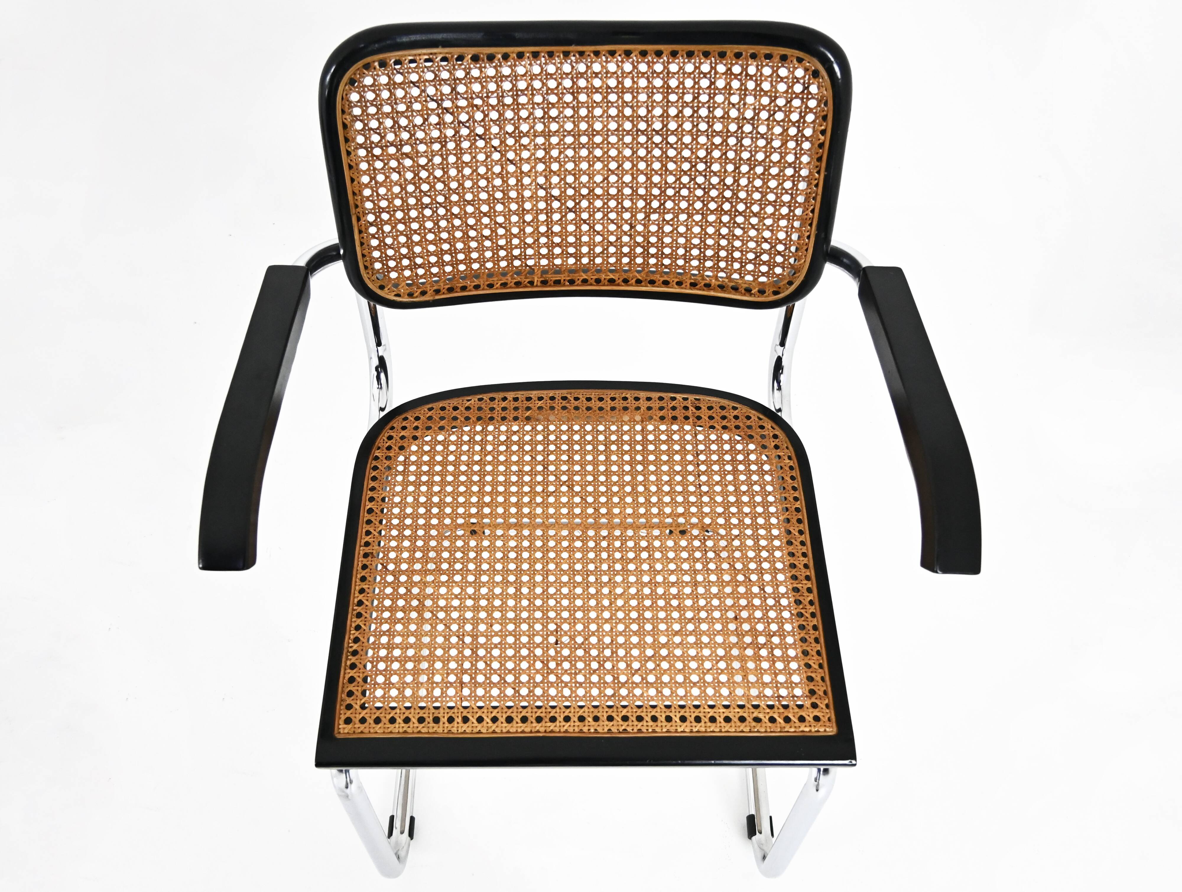 6 B32 style dining room chairs by Marcel Breuer