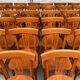 Set of 32 vintage bistro chairs