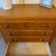 Beautiful vintage chest of drawers in honey oak