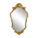 Classic Gold Leaf Mirror Crested Mirror Baroque Deknudt