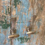 Pair of vintage hooks