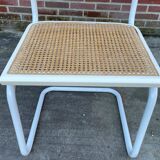 Set of 4 Cesca b32 model chairs in white