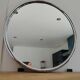 Round chrome metal mirror 1970s