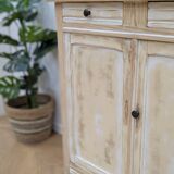 Buffet parisien vintage patiné