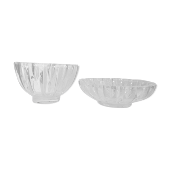 Paire de coupelles en cristal Villeroy & Boch