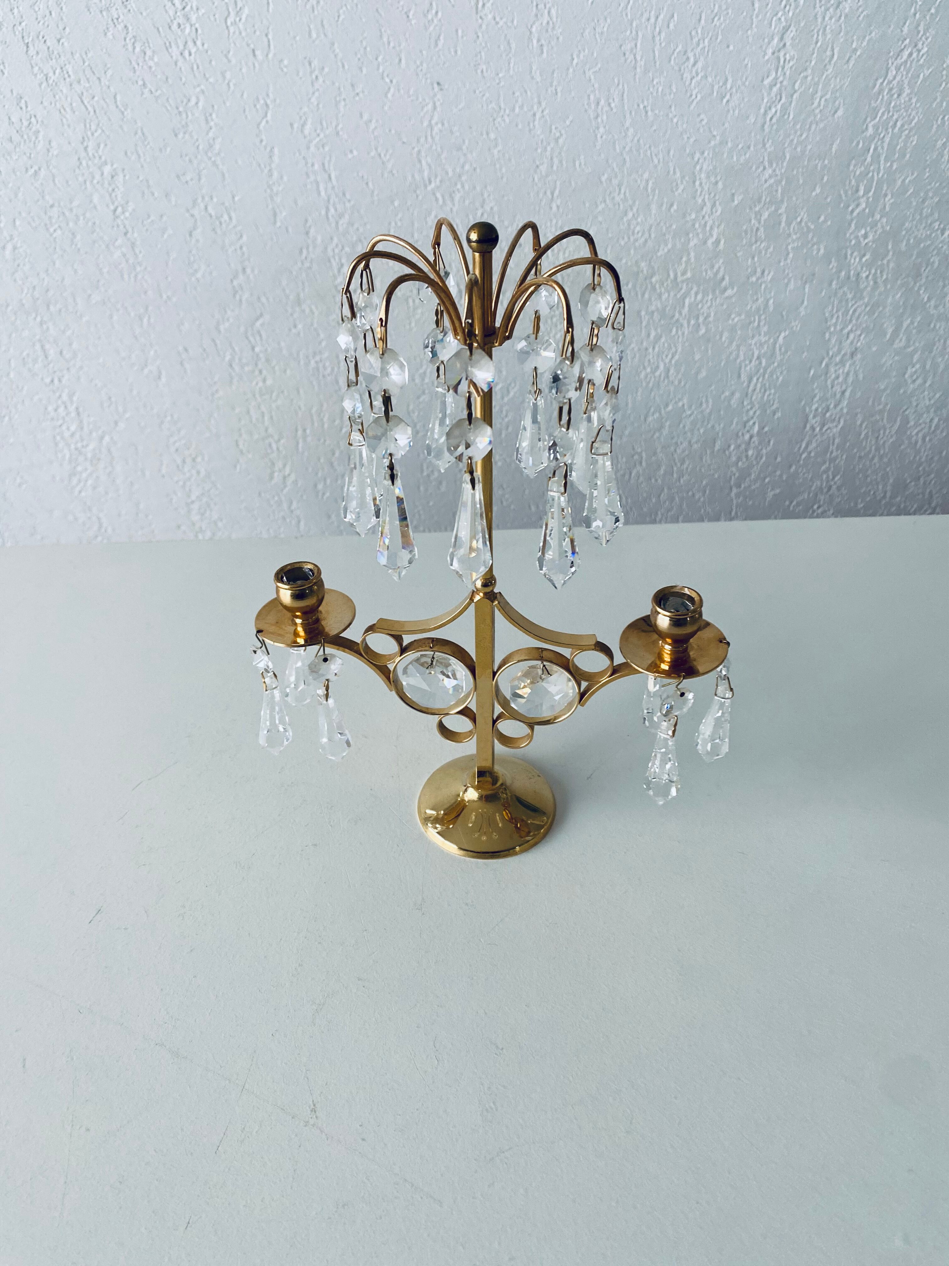 Candle holder with tassels