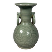 Vase en grès céladon Longquan Dynastie Yuan-Ming - Chine
