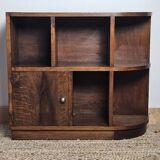 Low walnut Art Deco furniture