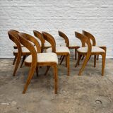 Lot of 8 restored Baumann gondola model chairs