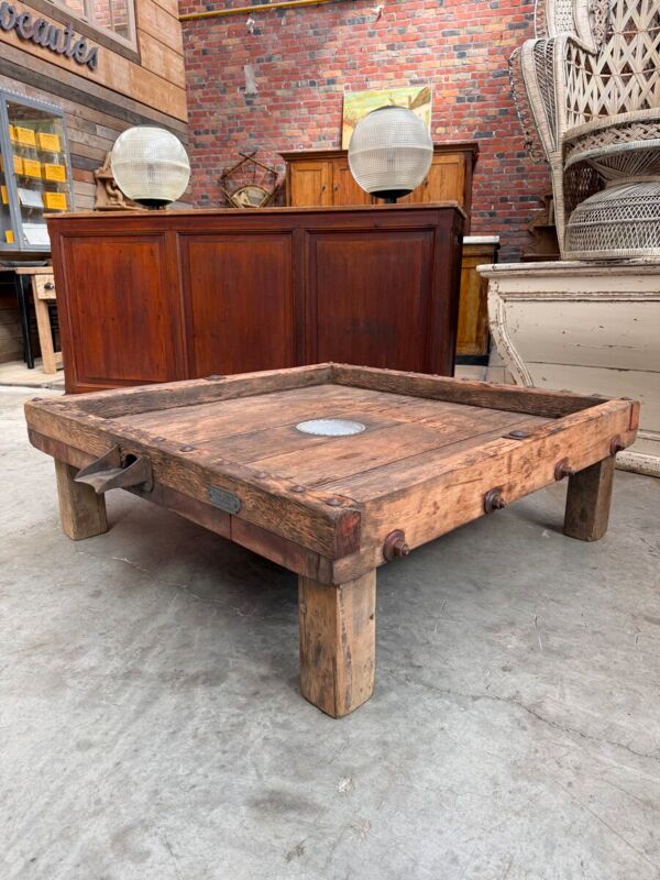 Table basse pressoir début XXème