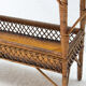 Mid century wicker and beech plant stand, 1960´s, Central Europe