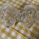 Double transparent molded glass salt shaker