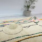 Handmade wool berber rug 260 x 160 cm