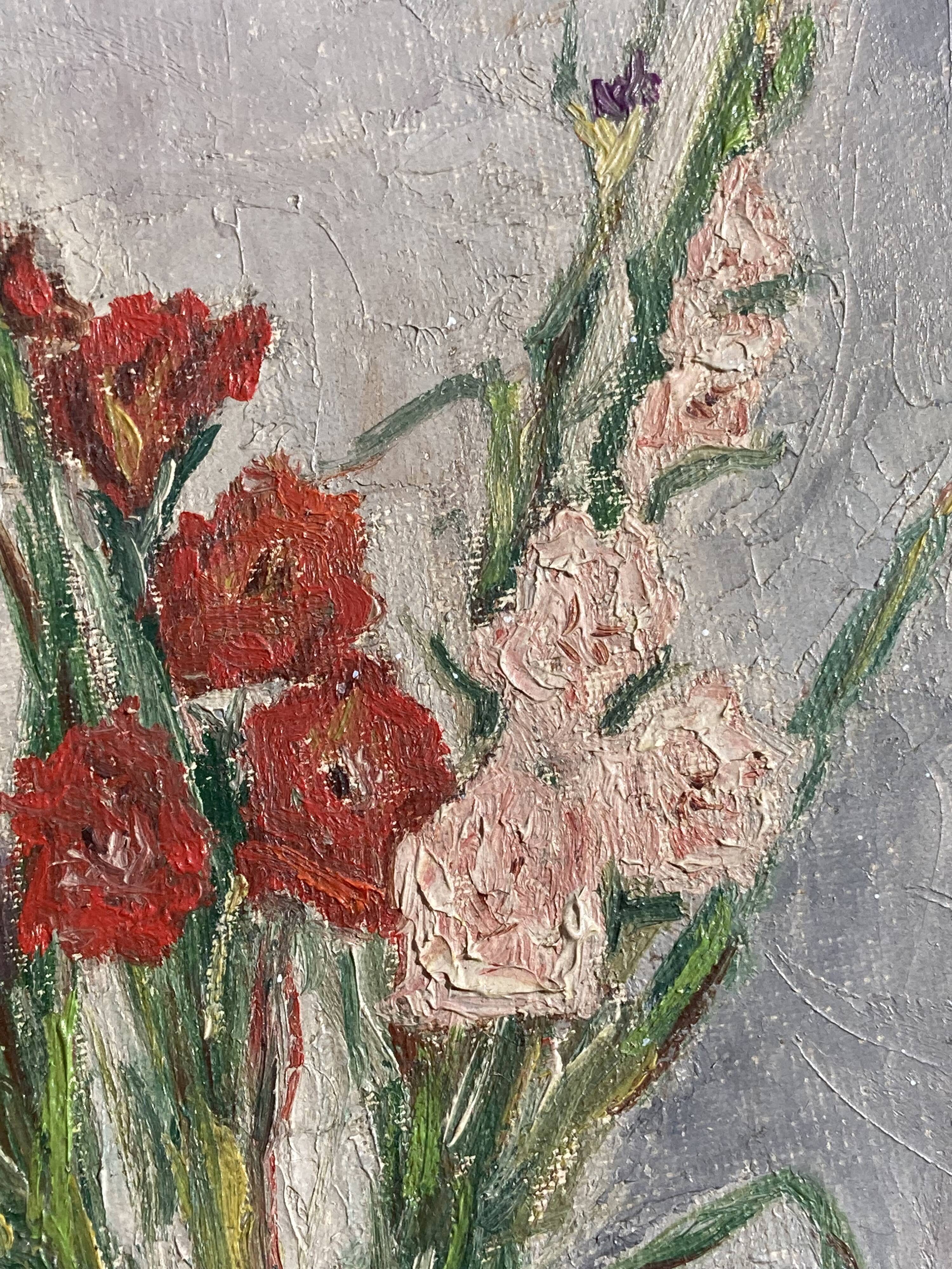 André Roose (Born 1925), The Bouquet, framed oil on canvas