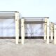 Beige Metal Nesting Tables, attributed to Yves Boutboul – 1970