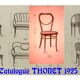 Set of 6 chairs Heart Thonet N°28, wooden seats and arches - 1925 -