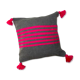 Grey and pink cushion