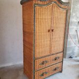 Armoire en rotin