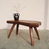 Brutalist solid wood table