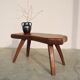 Brutalist solid wood table