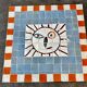 Handcrafted Moroccan coffee table in zellige – Hand-painted tiles