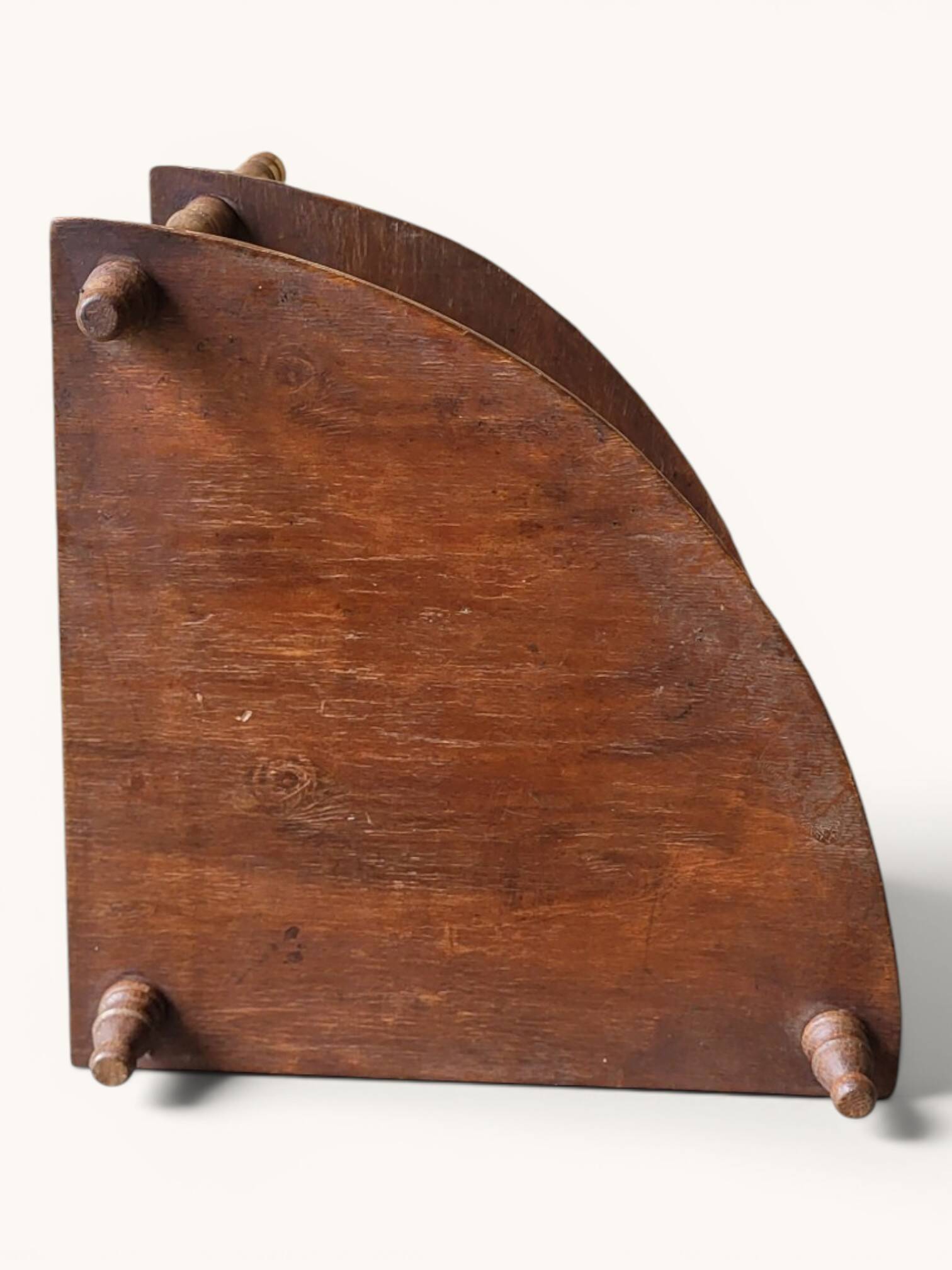 Mahogany corner shelf
