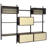 Vintage Poul Cadovius Royal System Wall system Wenge