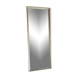 Rectangular mirror in vintage gilded wood, 78x30 cm