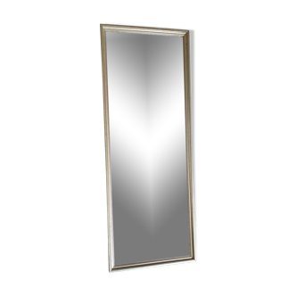 Miroir rectangulaire en bois doré vintage, 78x30 cm