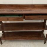 Console Louis Philippe en acajou et placage XIX siècle