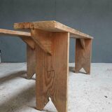 Old flea bench sidetable pine