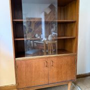 Vintage display cabinet bookshelf