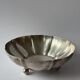 Silver-plated metal bowl