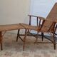 Deck chair in rattan and cannage 1900